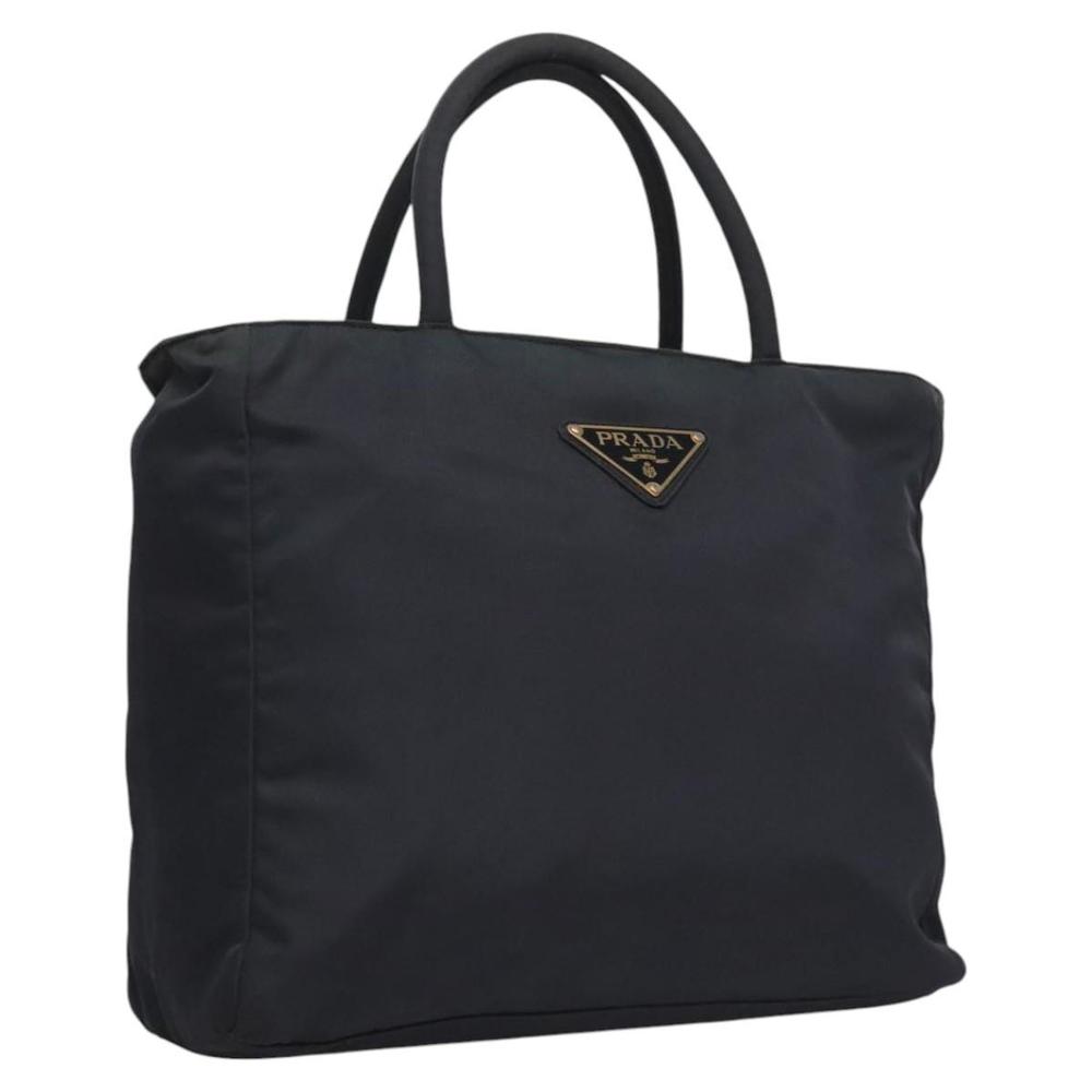 PRADA Hand Bag Nylon Navy Auth BA297 - Picture 1 of 16